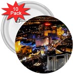 LAS VEGAS 1 3  Buttons (10 pack) 