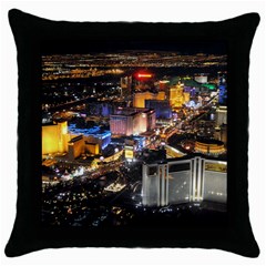 Las Vegas 1 Throw Pillow Cases (black) by trendistuff