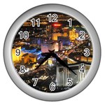 LAS VEGAS 1 Wall Clocks (Silver) 