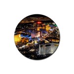 LAS VEGAS 1 Rubber Coaster (Round) 