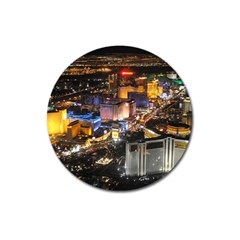 Las Vegas 1 Magnet 3  (round) by trendistuff