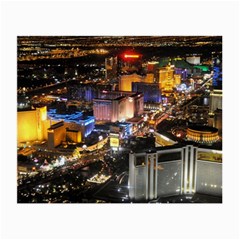 Las Vegas 1 Small Glasses Cloth by trendistuff