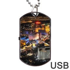 Las Vegas 1 Dog Tag Usb Flash (one Side) by trendistuff