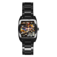 Las Vegas 1 Stainless Steel Barrel Watch by trendistuff