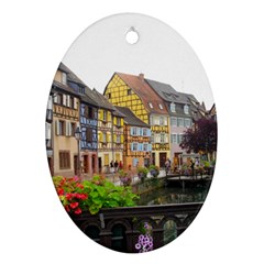 Colmar France Ornament (oval)  by trendistuff