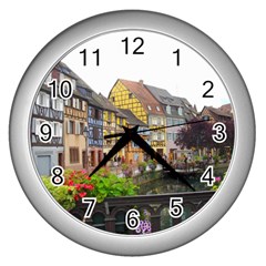 Colmar France Wall Clocks (silver)  by trendistuff