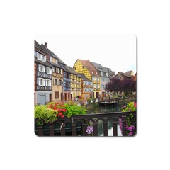 Colmar France Square Magnet by trendistuff