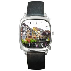 Colmar France Square Metal Watches by trendistuff