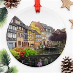 COLMAR FRANCE Round Ornament (Two Sides)  Front