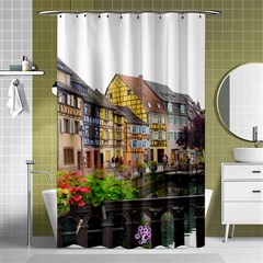 Colmar France Shower Curtain 48  X 72  (small)  by trendistuff