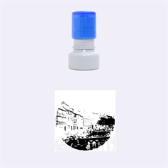 Colmar France Rubber Round Stamps (small) by trendistuff