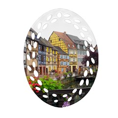 Colmar France Ornament (oval Filigree)  by trendistuff