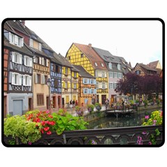 Colmar France Double Sided Fleece Blanket (medium)  by trendistuff