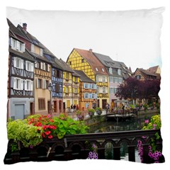 Colmar France Large Flano Cushion Cases (two Sides)  by trendistuff