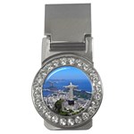 CHRIST ON CORCOVADO Money Clips (CZ)  Front