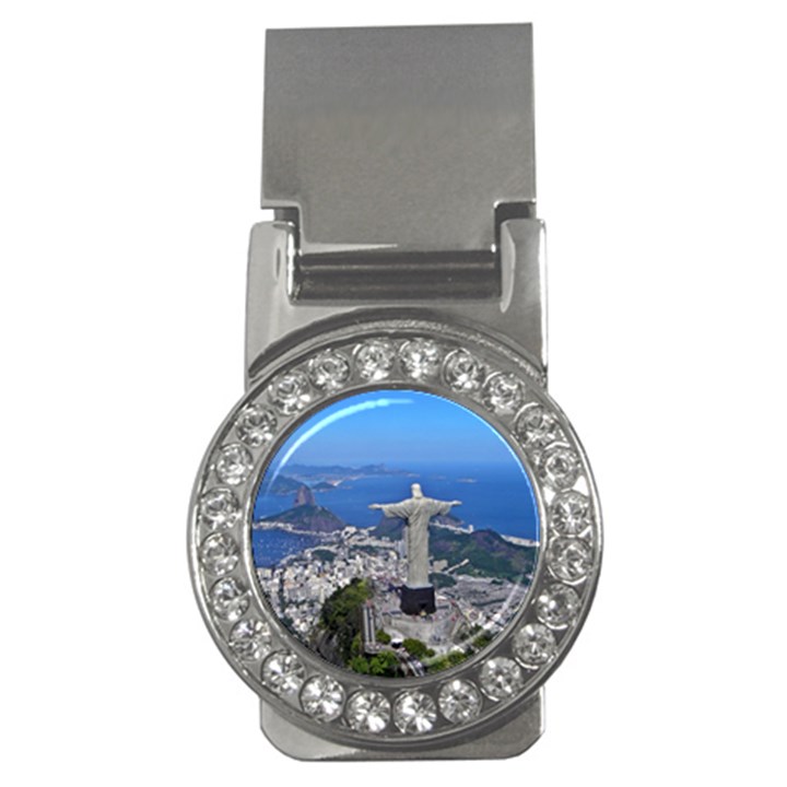 CHRIST ON CORCOVADO Money Clips (CZ) 