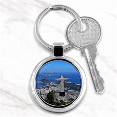 Christ On Corcovado Key Chains (round)  by trendistuff