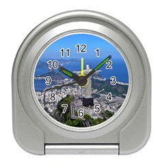 Christ On Corcovado Travel Alarm Clocks by trendistuff