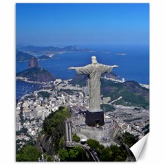 Christ On Corcovado Canvas 8  X 10  by trendistuff