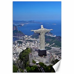 Christ On Corcovado Canvas 12  X 18   by trendistuff