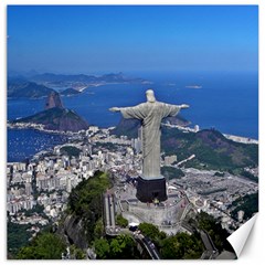 Christ On Corcovado Canvas 16  X 16   by trendistuff