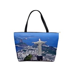 Christ On Corcovado Shoulder Handbags by trendistuff