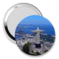 Christ On Corcovado 3  Handbag Mirrors by trendistuff