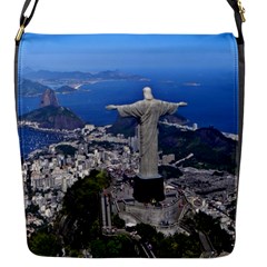 Christ On Corcovado Flap Messenger Bag (s) by trendistuff