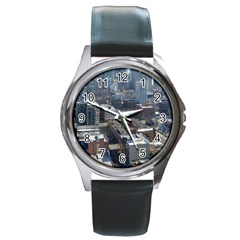 Chicago Round Metal Watches by trendistuff