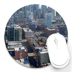 Chicago Round Mousepads by trendistuff