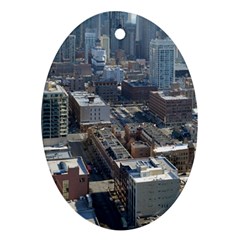 Chicago Ornament (oval)  by trendistuff