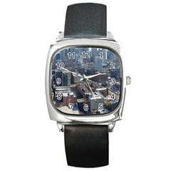 Chicago Square Metal Watches by trendistuff