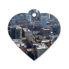 Chicago Dog Tag Heart (one Side) by trendistuff