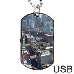 Chicago Dog Tag Usb Flash (one Side)