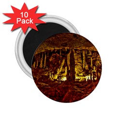 Volcano Cave 2 25  Magnets (10 Pack)  by trendistuff