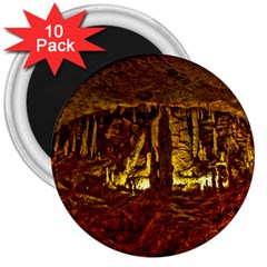 Volcano Cave 3  Magnets (10 Pack)  by trendistuff