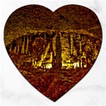 VOLCANO CAVE Jigsaw Puzzle (Heart) Front