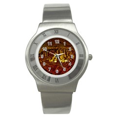 Volcano Cave Stainless Steel Watches by trendistuff