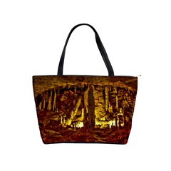 Volcano Cave Shoulder Handbags by trendistuff