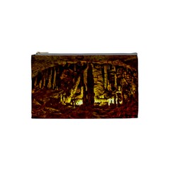 Volcano Cave Cosmetic Bag (small)  by trendistuff