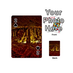 Volcano Cave Playing Cards 54 (mini)  by trendistuff