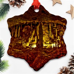 Volcano Cave Snowflake Ornament (2-side)