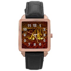 Volcano Cave Rose Gold Watches