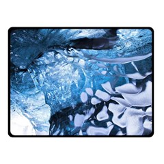 Svmnafellsjvkull Double Sided Fleece Blanket (small)  by trendistuff