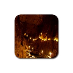 Skocjan Caves Rubber Square Coaster (4 Pack)  by trendistuff