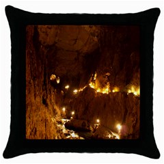 Skocjan Caves Throw Pillow Cases (black) by trendistuff