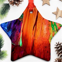 Reed Flute Caves 4 Ornament (star)  by trendistuff