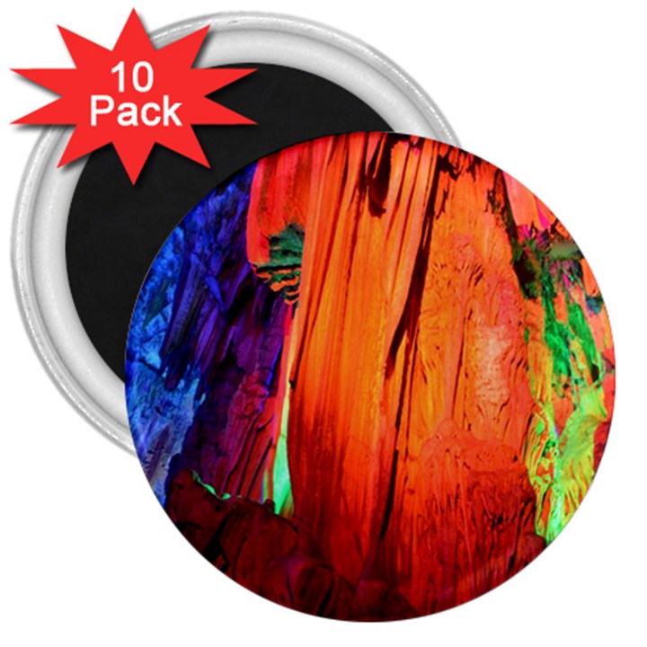 REED FLUTE CAVES 4 3  Magnets (10 pack) 