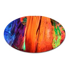 Reed Flute Caves 4 Oval Magnet by trendistuff