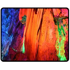 Reed Flute Caves 4 Fleece Blanket (medium)  by trendistuff